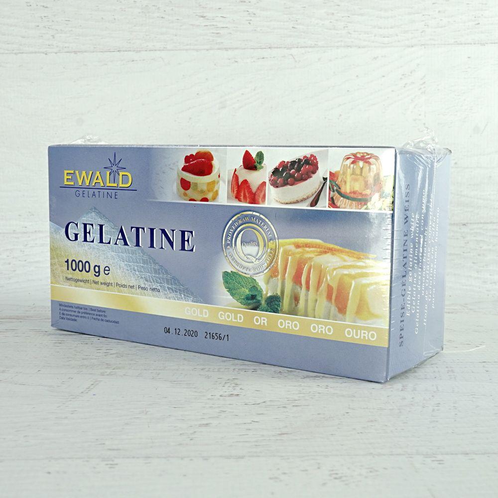 Gélatine Or en Feuilles 1 kg Ewald Qualifirst